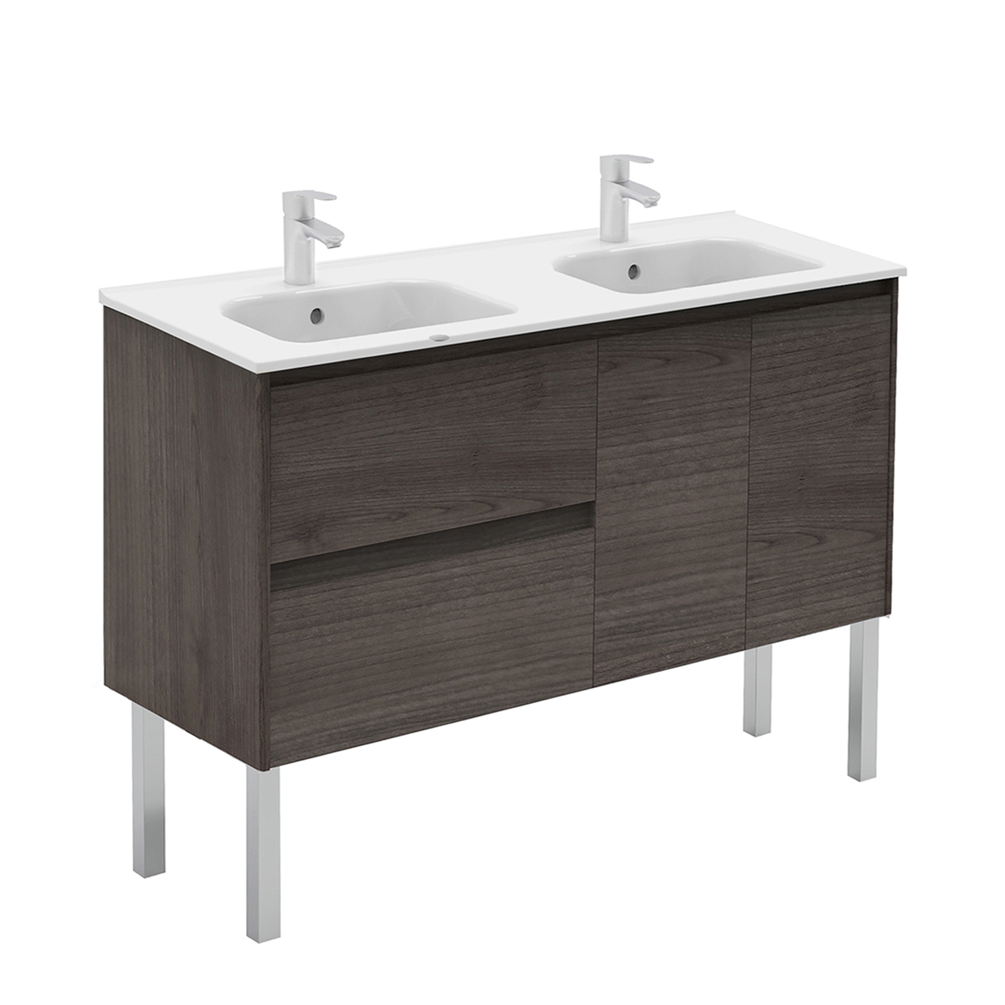 Ambra 120F DBL Complete Vanity Unit