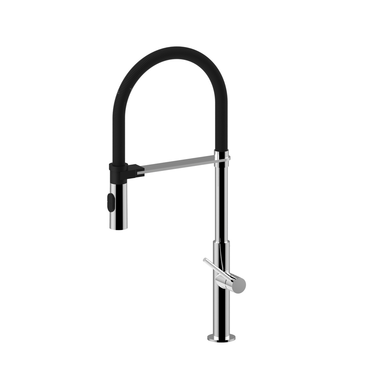 Chef 179 professional sink faucet chrome + mat black