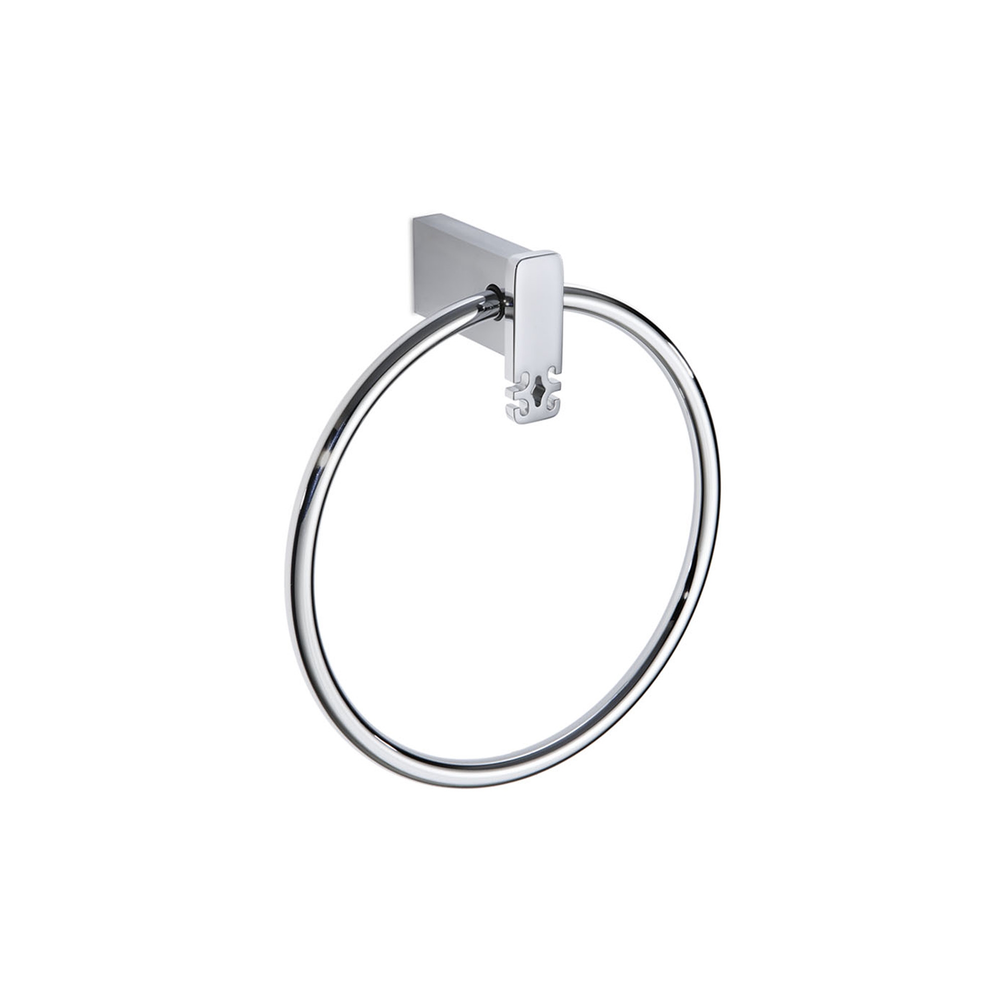 Damasc DM 3207 Towel Ring in Polished Chrome