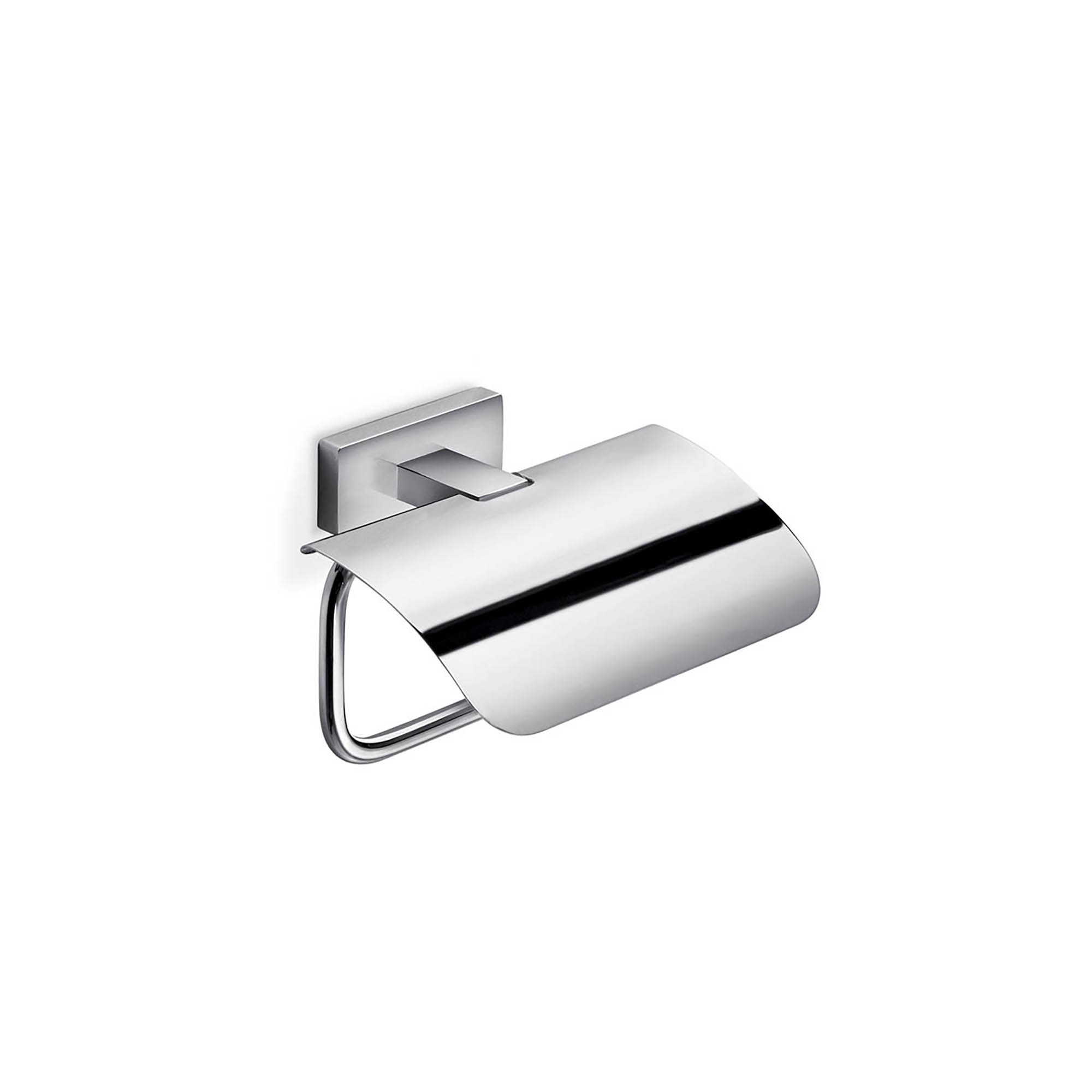 Lea A1926A Toilet Paper Holder with Lid in Polished Chrome