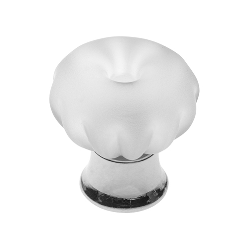 P332 Vanity Unit Knob in Frosted Glass