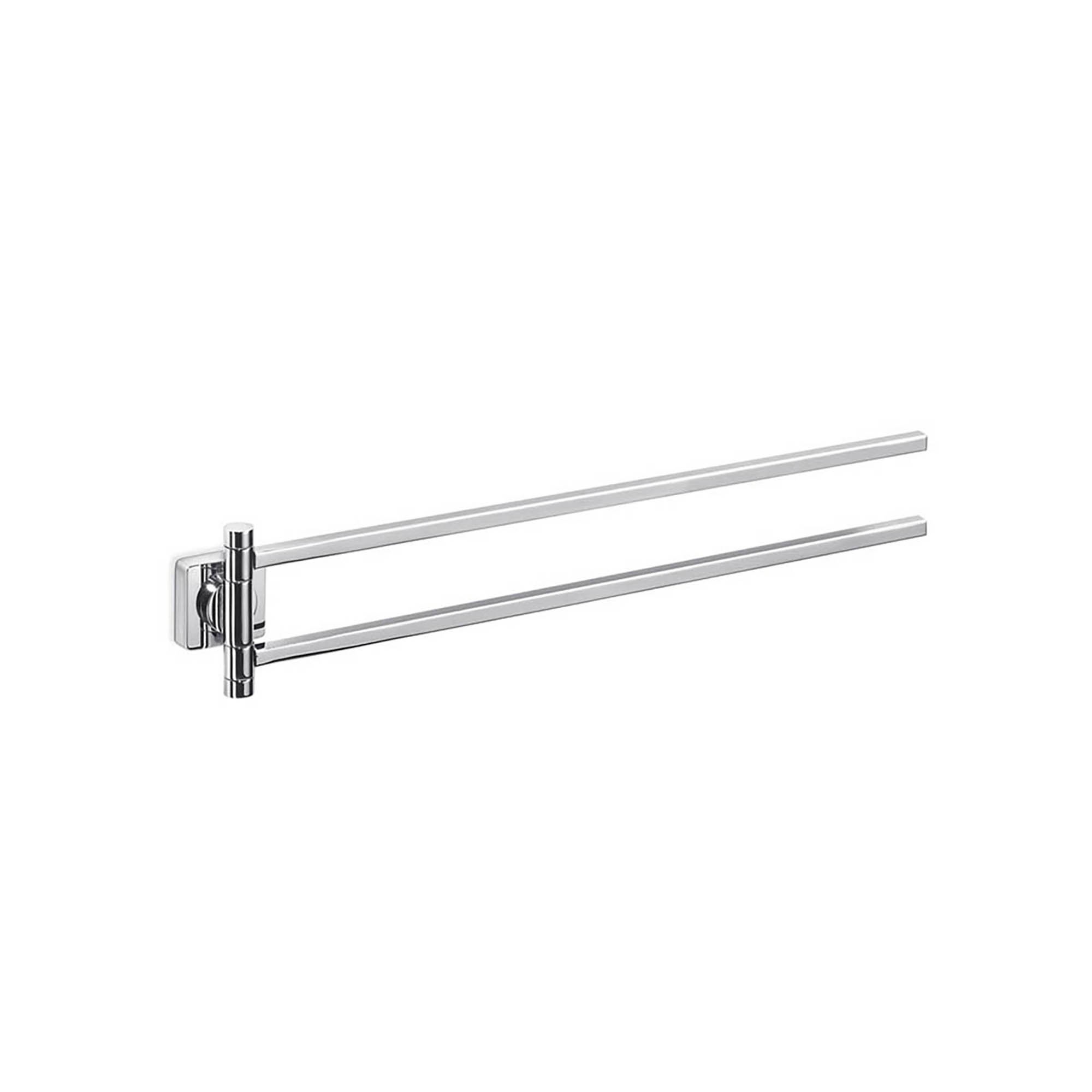 Quadro A1615A Double Swing Towel Bar in Polished Chrome