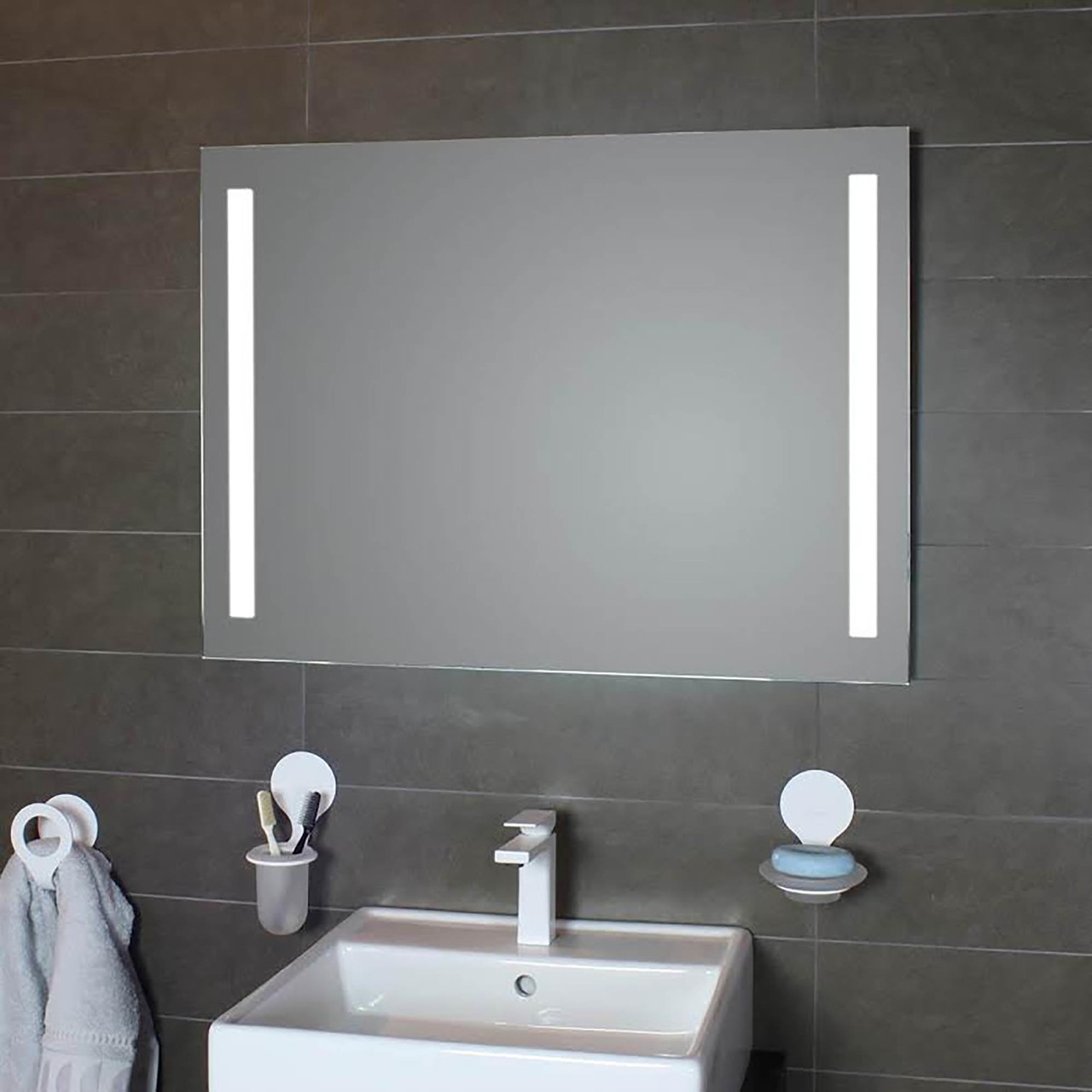 Simply LED Lighted Bathroom Wall Mirror