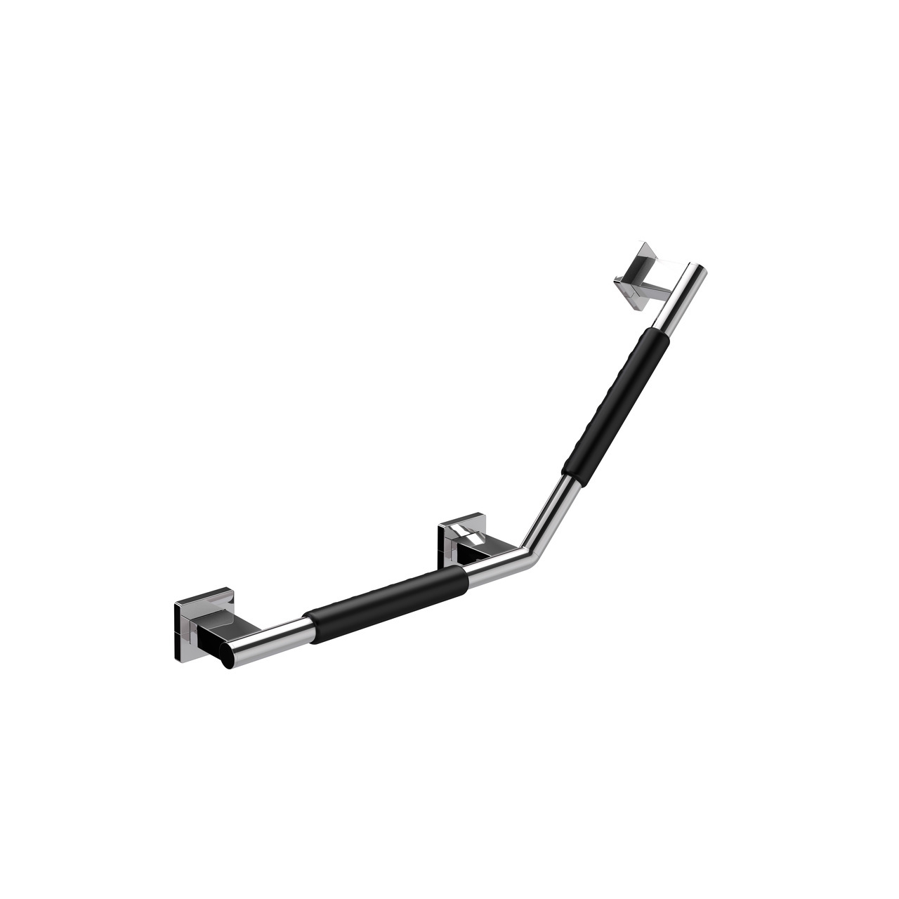 System Left Corner Grip Grab Bar with Non-Skid Coating