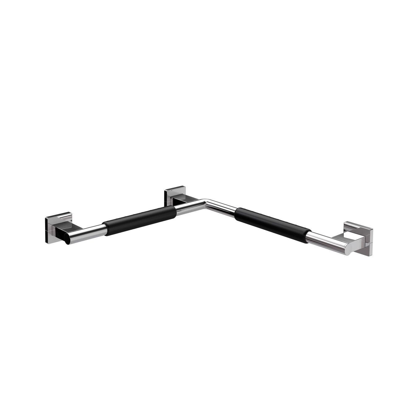 System Corner Grip Grab Bar with Non-Skid Coating