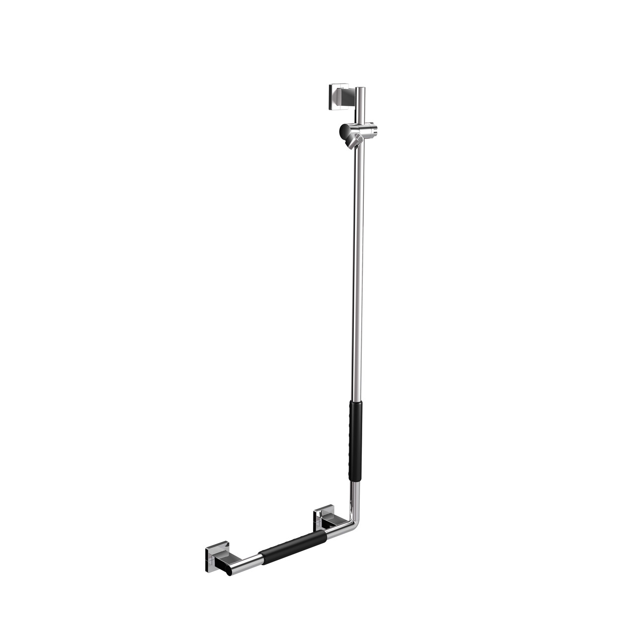 System Left Shower Holder Bar with Non-Skid Coating