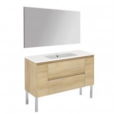 Ambra 120F Pack 1 Complete Vanity Unit with Mirror