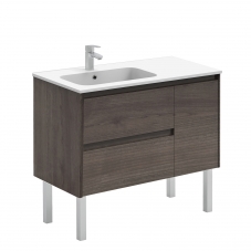 Ambra 90F Complete Vanity Unit in Samara Ash