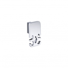 Damasc DM 3208 Double Bathroom Hook in Polished Chrome