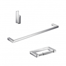 Divo Bathroom Accessory Set in Polished Chrome