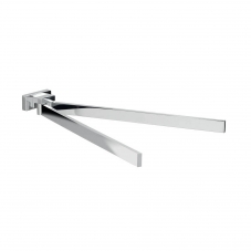 Lea A1915A Double Swing Towel Bar in Polished Chrome