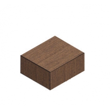 Nara drawer unit 22.8 x 19.3 x 9.8 Tabac