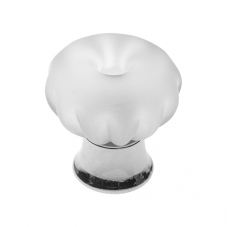 P332 Vanity Unit Knob in Frosted Glass