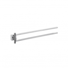 Quadro A1615A Double Swing Towel Bar in Polished Chrome