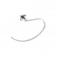 Quadro A16160 Towel Ring in Polished Chrome