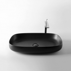 Seed 90.42 Vessel Bathroom Sink in Matte Black