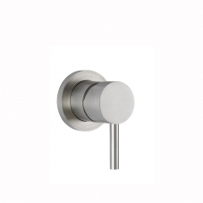 Steel 010 concealed shower mixer in stainless steel